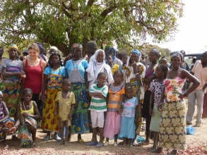 Hanna mit Afrikanische Frauen.
